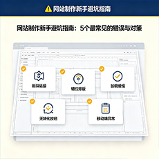 延安建站-网站制作新手避坑指南：5个最常见的错误与对策