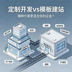 延安建站-定制开发vs模板建站:哪种方案更适合你的企业?